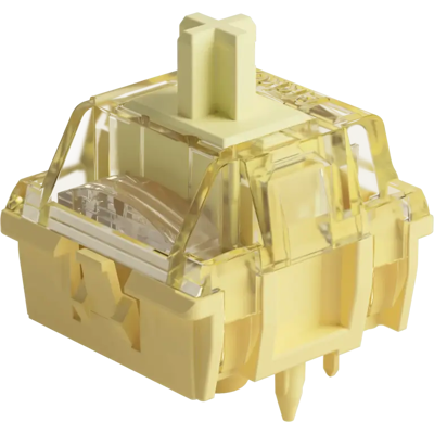 AKKO V5 Pro Interruttore giallo crema 5 pin 50gf Thocky Interruttore lineare Lubrificato in fabbrica Compatibile con tastiera meccanica Cherry MX 45 pezzi AKKO V5 Pro Interruttore giallo crema 5 pin 50gf Thocky Interruttore lineare Lubrificato in fabbrica Compatibile con tastiera meccanica Cherry MX 45 pezzi