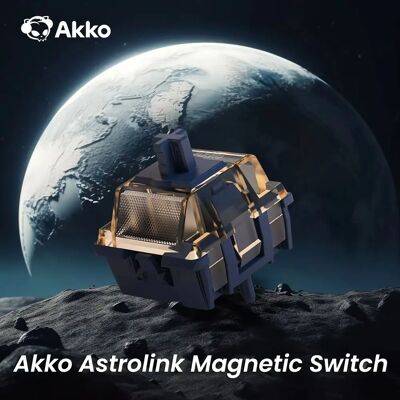 AKKO Astrolink Interruttore magnetico Interruttore lineare 36gf ad alta precisione PC lubrificato in fabbrica con stelo POM per tastiera meccanica magnetica AKKO Astrolink Interruttore magnetico Interruttore lineare 36gf ad alta precisione PC lubrificato in fabbrica con stelo POM per tastiera meccanica magnetica