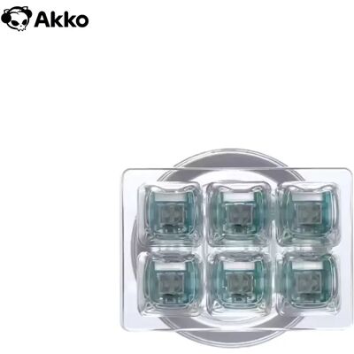 AKKO Supporto Magnetico per Telefono con Tester per Switch, 6 Switch Clicky Creamy Cyan, Keycap Profilo MAO 360 ° Supporto Magnetico Girevole AKKO Supporto Magnetico per Telefono con Tester per Switch, 6 Switch Clicky Creamy Cyan, Keycap Profilo MAO 360 ° Supporto Magnetico Girevole