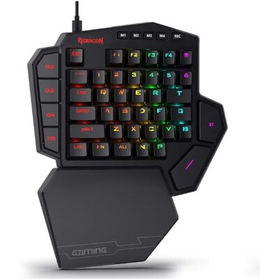 REDRAGON K585 DITI cablato con una sola mano RGB meccanico da gioco 42 tasti Type-C Gaming tastiera poggiapolsi sostituibile a caldo REDRAGON K585 DITI cablato con una sola mano RGB meccanico da gioco 42 tasti Type-C Gaming tastiera poggiapolsi sostituibile a caldo
