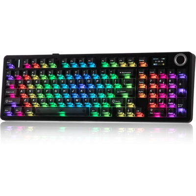 AULA EPOMAKER × F99 MAX (Versione Co-Branded) Tastiera Meccanica 96% ANSI Layout US Cablata/BT/Wireless 2.4Ghz con Schermo Intelligente e Manopola AULA EPOMAKER × F99 MAX (Versione Co-Branded) Tastiera Meccanica 96% ANSI Layout US Cablata/BT/Wireless 2.4Ghz con Schermo Intelligente e Manopola