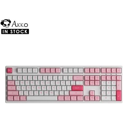 AKKO 3108RF Prunus Lannesiana Tastiera meccanica 108 tasti Cherry Profilo USB Type-C/2.4G Tastiera da gioco per PC dual mode wireless AKKO 3108RF Prunus Lannesiana Tastiera meccanica 108 tasti Cherry Profilo USB Type-C/2.4G Tastiera da gioco per PC dual mode wireless