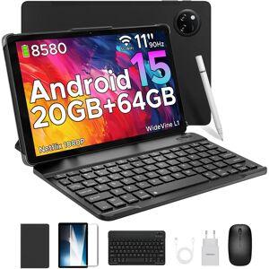 DOOGEE Tab A9+ Tablet Smart 2 IN 1 con Schermo da 11'', Android 15, 20GB RAM (4+16), 64GB ROM, Batteria da 8580mAh, Doppi Altoparlanti, Widevine L1 DOOGEE Tab A9+ Tablet Smart 2 IN 1 con Schermo da 11'', Android 15, 20GB RAM (4+16), 64GB ROM, Batteria da 8580mAh, Doppi Altoparlanti, Widevine L1