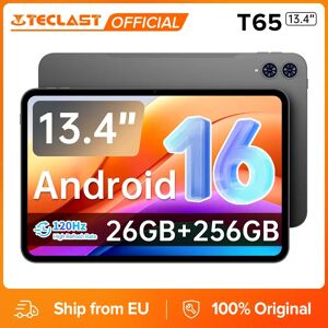 Teclast T65 Tablet 13.4" Display 2K 120Hz Unisoc T7280 Octa Core Max. 26GB RAM 256GB ROM 10000mAh Android 16 Dual SIM 4G LTE Teclast T65 Tablet 13.4" Display 2K 120Hz Unisoc T7280 Octa Core Max. 26GB RAM 256GB ROM 10000mAh Android 16 Dual SIM 4G LTE