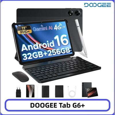 DOOGEE Tab G6+ Tablet 4G LTE 32GB 256GB Gemini AI Display 11'' Doppi Altoparlanti Batteria 8000mAh Widevine L1 Android 15 Smart Pad DOOGEE Tab G6+ Tablet 4G LTE 32GB 256GB Gemini AI Display 11'' Doppi Altoparlanti Batteria 8000mAh Widevine L1 Android 15 Smart Pad