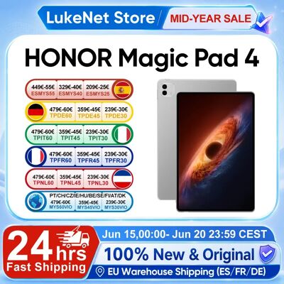 Honor MagicPad4 Tablet 165HZ Snapdragon 8 Gen5 Batteria da 10100mAh Schermo OLED da 12,3 Pollici Luminosità 2400 Nit Wi-Fi7 Bluetooth 6.0 Honor MagicPad4 Tablet 165HZ Snapdragon 8 Gen5 Batteria da 10100mAh Schermo OLED da 12,3 Pollici Luminosità 2400 Nit Wi-Fi7 Bluetooth 6.0