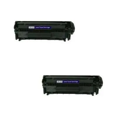 HP Confezione da 2 toner compatibili Q2612A/12A per LaserJet 1010/1015/1018/1020/1022 HP Confezione da 2 toner compatibili Q2612A/12A per LaserJet 1010/1015/1018/1020/1022