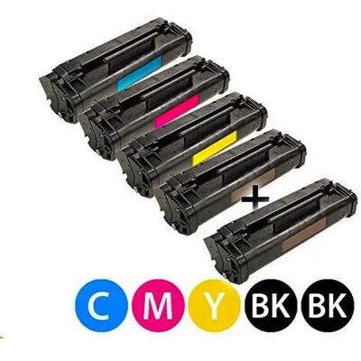 HP Confezione da 5 toner per stampante CE310/1A/2A/3A 126A PACK 5 TONER COMPATIBILE Laserjet Color CP1025 M175 M275 HP Confezione da 5 toner per stampante CE310/1A/2A/3A 126A PACK 5 TONER COMPATIBILE Laserjet Color CP1025 M175 M275