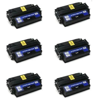 HP Confezione da 6 Toner Q7553X / 53X Compatibili Alta Capacità 7000 Pagine al 5% di Copertura HP Confezione da 6 Toner Q7553X / 53X Compatibili Alta Capacità 7000 Pagine al 5% di Copertura