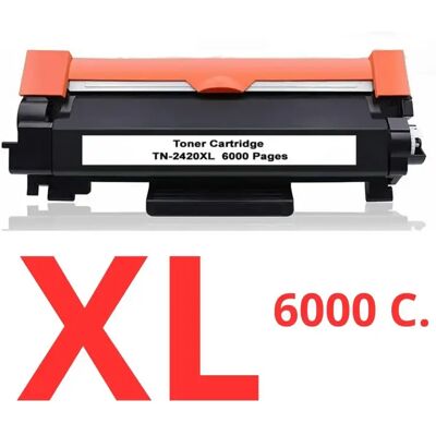Brother Toner compatibile TN2420 XL - CON CHIP - TN-2420 (ALTA CAPACITÀ / JUMBO) MFC L2710DW Brother Toner compatibile TN2420 XL - CON CHIP - TN-2420 (ALTA CAPACITÀ / JUMBO) MFC L2710DW
