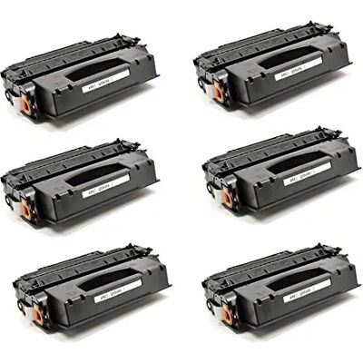 HP CONFEZIONE 6 TONER Q5949X / 49X compatibili LASERJET 1320 / 3390 / 3392 AD ALTA CAPACITÀ per 7000 pagine al 5% di copertura. HP CONFEZIONE 6 TONER Q5949X / 49X compatibili LASERJET 1320 / 3390 / 3392 AD ALTA CAPACITÀ per 7000 pagine al 5% di copertura.