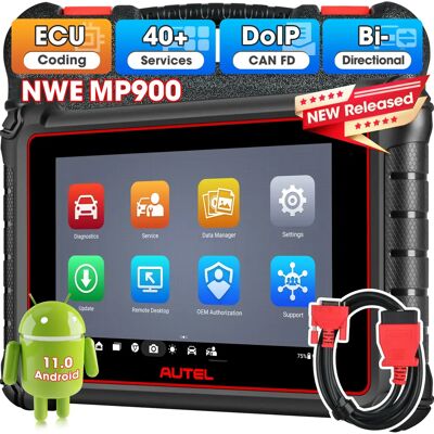 Autel Strumenti diagnostici per auto MaxiPRO MP900 MP900E, codifica ECU, scanner OBD2, CAN FD/DoIP, scansione pre e post-trattamento, versione aggiornata di MP808BTPro MK900 Autel Strumenti diagnostici per auto MaxiPRO MP900 MP900E, codifica ECU, scanner OBD2, CAN FD/DoIP, scansione pre e post-trattamento, versione aggiornata di MP808BTPro MK900