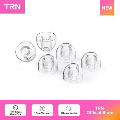 TRN SeaSnail Auricolari in Silicone Liquido, Isolanti dal Rumore, Morbidi e Trasparenti per Cuffie e Auricolari (3 Paia) TRN SeaSnail Auricolari in Silicone Liquido, Isolanti dal Rumore, Morbidi e Trasparenti per Cuffie e Auricolari (3 Paia)