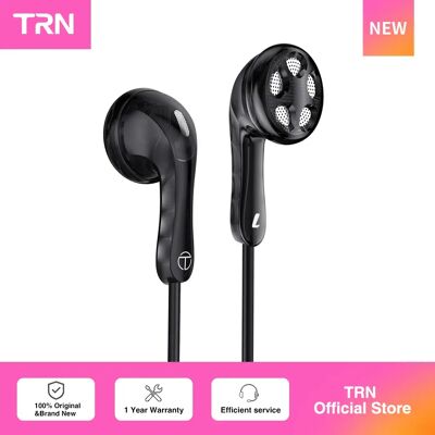 TRN Nuovi Auricolari In-Ear Seahorse con Driver Dinamico da 14,2mm, Diaframma in PU+Carta, Cuffie ad Ampia Copertura TRN Nuovi Auricolari In-Ear Seahorse con Driver Dinamico da 14,2mm, Diaframma in PU+Carta, Cuffie ad Ampia Copertura