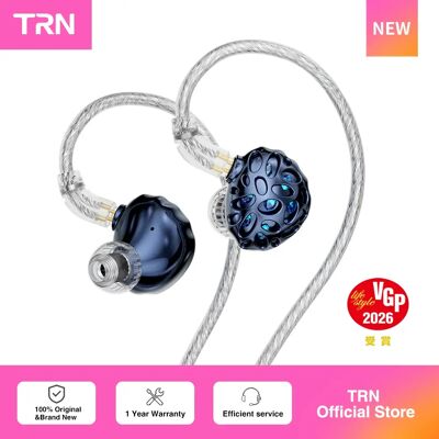 TRN Auricolari ibridi Whale Shark con triplo driver dinamico + monitor in-ear planari TRN Auricolari ibridi Whale Shark con triplo driver dinamico + monitor in-ear planari