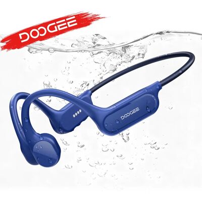 DOOGEE BoneBeat Swim Lite Cuffie sportive a conduzione ossea Cuffie wireless Bluetooth 5.4 IP68 impermeabili con microfono 32GB DOOGEE BoneBeat Swim Lite Cuffie sportive a conduzione ossea Cuffie wireless Bluetooth 5.4 IP68 impermeabili con microfono 32GB