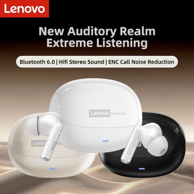 Lenovo Cuffie LE257 Wireless Bluetooth 6.0 con Audio Hi-Fi, Riduzione del Rumore ENC per Chiamate, Auricolari per Giochi e Sport con Microfono Lenovo Cuffie LE257 Wireless Bluetooth 6.0 con Audio Hi-Fi, Riduzione del Rumore ENC per Chiamate, Auricolari per Giochi e Sport con Microfono