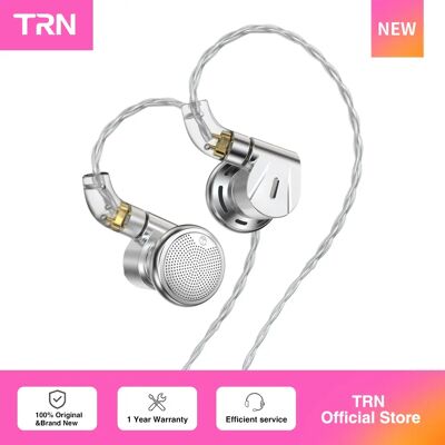 TRN EMX Auricolari Dinamici Flagship da 14.2mm, Cuffie Monitor con Cancellazione del Rumore, Cuffie Audiophile in Metallo, Auricolari Flat 3.5/2.5/4.4 TRN EMX Auricolari Dinamici Flagship da 14.2mm, Cuffie Monitor con Cancellazione del Rumore, Cuffie Audiophile in Metallo, Auricolari Flat 3.5/2.5/4.4