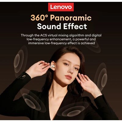 Lenovo RS129 Auricolari Bluetooth V6.0 Open Ear Wireless per Sport, Comodi Auricolari a Clip con Bassa Latenza per Gaming e Microfono Lenovo RS129 Auricolari Bluetooth V6.0 Open Ear Wireless per Sport, Comodi Auricolari a Clip con Bassa Latenza per Gaming e Microfono