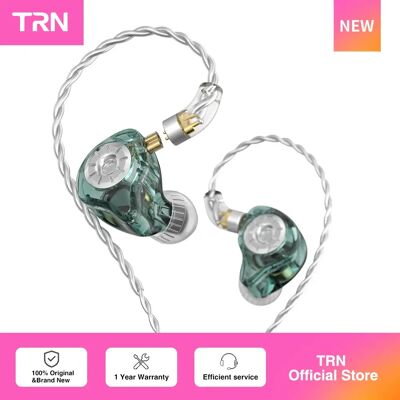 TRN ST1 PRO auricolare In-Ear 1DD 1BA Driver ibrido cablato con interruttore di sintonia cuffie con cancellazione auricolari HIF TRN ST1 PRO auricolare In-Ear 1DD 1BA Driver ibrido cablato con interruttore di sintonia cuffie con cancellazione auricolari HIF