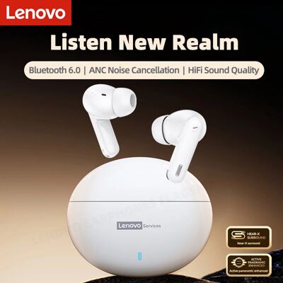 Lenovo Cuffie LE253 Auricolari wireless Bluetooth 6.0 TWS HiFi Sound ANC Riduzione del rumore Auricolari sportivi da gioco con microfono Lenovo Cuffie LE253 Auricolari wireless Bluetooth 6.0 TWS HiFi Sound ANC Riduzione del rumore Auricolari sportivi da gioco con microfono