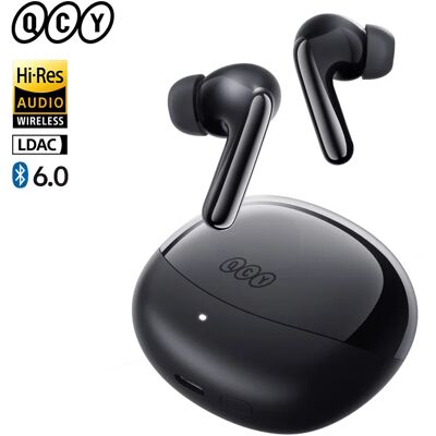 QCY BH25HT19A MeloBuds N60 Auricolari Wireless Bluetooth 6.0 con ANC Ibrido, Audio Hi-Res LDAC, Doppio Driver, Cuffie con Bass Boost QCY BH25HT19A MeloBuds N60 Auricolari Wireless Bluetooth 6.0 con ANC Ibrido, Audio Hi-Res LDAC, Doppio Driver, Cuffie con Bass Boost