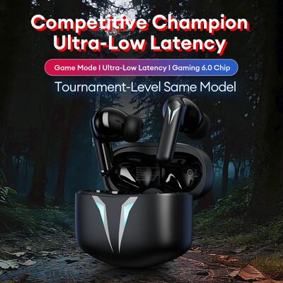 Lenovo Auricolari da gioco originali GT102 True Wireless Auricolari Bluetooth 6.0 Cuffie musicali per e-sport Tempo di riproduzione di 30 ore Latenza ultra-bassa Lenovo Auricolari da gioco originali GT102 True Wireless Auricolari Bluetooth 6.0 Cuffie musicali per e-sport Tempo di riproduzione di 30 ore Latenza ultra-bassa