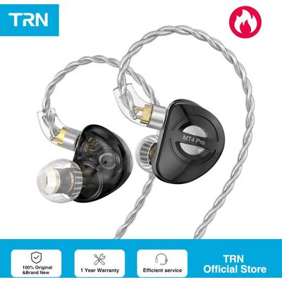 TRN MT4 PRO HXBB 2DD Auricolare In Ear Bass Tipo C Dual Dynamic HiFi Corsa con cancellazione del rumore Cuffie Cuffie In Ear Monitor TRN MT4 PRO HXBB 2DD Auricolare In Ear Bass Tipo C Dual Dynamic HiFi Corsa con cancellazione del rumore Cuffie Cuffie In Ear Monitor