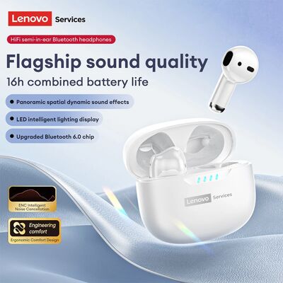 Lenovo LE259 Auricolari wireless Deep Bass Bluetooth 6.0 HD Crystal Calls Cuffie da gioco Auricolari a bassissima latenza Impermeabili Lenovo LE259 Auricolari wireless Deep Bass Bluetooth 6.0 HD Crystal Calls Cuffie da gioco Auricolari a bassissima latenza Impermeabili