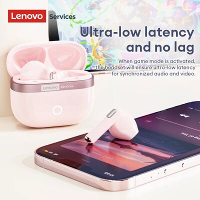 Lenovo Auricolari Wireless LE258 Bluetooth 6.0 Cuffie da Gaming Smart FlashLink Chiamate HD Sincronizzazione Audio-Video Bassa Latenza Lenovo Auricolari Wireless LE258 Bluetooth 6.0 Cuffie da Gaming Smart FlashLink Chiamate HD Sincronizzazione Audio-Video Bassa Latenza