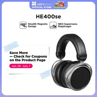 HIFIMAN HE400SE - Cuffie Planari Magnetiche con Cavo HIFIMAN HE400SE - Cuffie Planari Magnetiche con Cavo