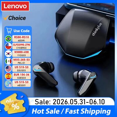 Lenovo Auricolari da Gaming GM2 Pro, Bluetooth 5.4, Cuffie Sportive Dual Mode, Chiamate HD, Riduzione del Rumore, con Microfono, Auricolari Musicali Lenovo Auricolari da Gaming GM2 Pro, Bluetooth 5.4, Cuffie Sportive Dual Mode, Chiamate HD, Riduzione del Rumore, con Microfono, Auricolari Musicali