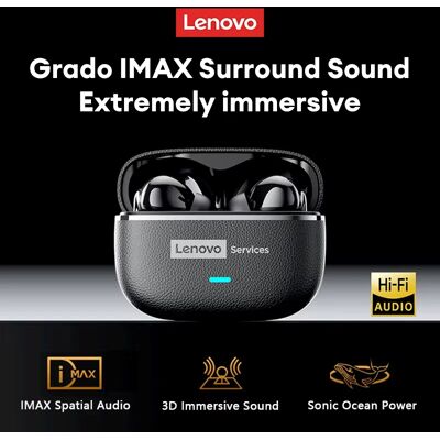 Lenovo LE208 TWS Auricolari wireless in pelle Bluetooth 6.0 Cuffie stereo ENC con cancellazione del rumore Cuffie da gioco a bassa latenza da 38 ms Lenovo LE208 TWS Auricolari wireless in pelle Bluetooth 6.0 Cuffie stereo ENC con cancellazione del rumore Cuffie da gioco a bassa latenza da 38 ms