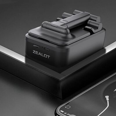 ZEALOT Altoparlanti wireless Z7 con supporto per telefono, altoparlante subwoofer portatile esterno impermeabile IPX 5, batteria da 1200 mAh. ZEALOT Altoparlanti wireless Z7 con supporto per telefono, altoparlante subwoofer portatile esterno impermeabile IPX 5, batteria da 1200 mAh.