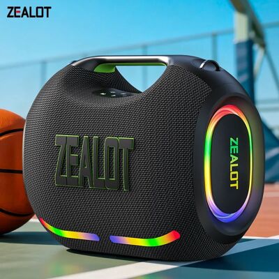 ZEALOT -ZE21 Altoparlante Bluetooth TWS Wireless da 250W con Subwoofer, Alta Potenza, Impermeabile, Portatile, Batteria Integrata, Audio HIFI ZEALOT -ZE21 Altoparlante Bluetooth TWS Wireless da 250W con Subwoofer, Alta Potenza, Impermeabile, Portatile, Batteria Integrata, Audio HIFI