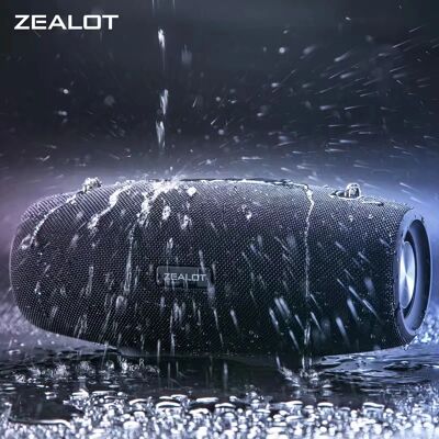 ZEALOT Altoparlante wireless S67 con tracolla, altoparlante esterno, impermeabile, portatile con stero forte e bassi in aggancio, 40 ore di riproduzione ZEALOT Altoparlante wireless S67 con tracolla, altoparlante esterno, impermeabile, portatile con stero forte e bassi in aggancio, 40 ore di riproduzione