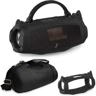 ticosan Custodia protettiva in silicone, custodia rigida e tracolla per accessori per altoparlanti Bluetooth portatili JBL Charge 6 ticosan Custodia protettiva in silicone, custodia rigida e tracolla per accessori per altoparlanti Bluetooth portatili JBL Charge 6