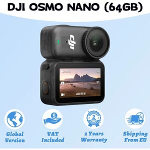 DJI OSMO NANO Lightweight Sports Action Video Cameras 1/1.3 ″ Sensor 143 ° Wide Wearable Camera For Cycling Running Vlogging DJI OSMO NANO Lightweight Sports Action Video Cameras 1/1.3 ″ Sensor 143 ° Wide Wearable Camera For Cycling Running Vlogging