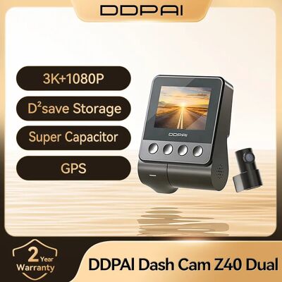 ddpai Z40 Dash Cam Videocamera per auto Registratore Sony IMX335 1944P Video HD Monitoraggio GPS Rotazione a 360° Wifi DVR 24H Protezione per parcheggio ddpai Z40 Dash Cam Videocamera per auto Registratore Sony IMX335 1944P Video HD Monitoraggio GPS Rotazione a 360° Wifi DVR 24H Protezione per parcheggio