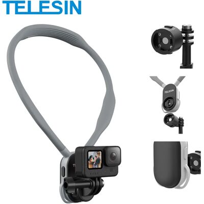 TELESIN Supporto magnetico per montaggio su collo in silicone a sgancio rapido per GoPro Hero Insta360 DJI Osmo Action Action Camera Accessori TELESIN Supporto magnetico per montaggio su collo in silicone a sgancio rapido per GoPro Hero Insta360 DJI Osmo Action Action Camera Accessori