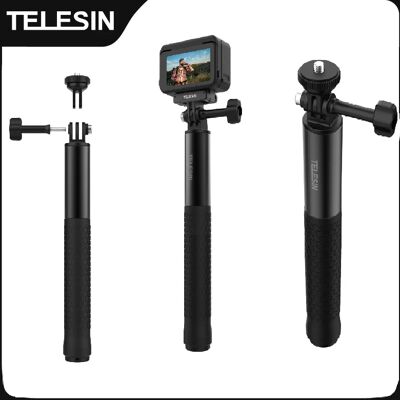 TELESIN Alluminio Selfie Stick Treppiede per GoPro Hero 13 12 11 10 9 8 Insta360 DJI Osmo Action Camera Monopiede leggero TELESIN Alluminio Selfie Stick Treppiede per GoPro Hero 13 12 11 10 9 8 Insta360 DJI Osmo Action Camera Monopiede leggero