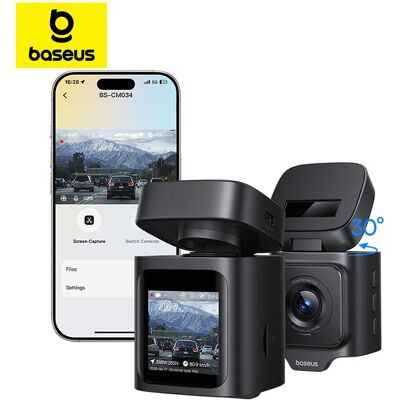 BASEUS VD1 4K Dash Cam Frontale UHD Telecamera per auto Visione notturna GPS integrato ADAS Car DVR 140FOV Videoregistratore con vista regolabile BASEUS VD1 4K Dash Cam Frontale UHD Telecamera per auto Visione notturna GPS integrato ADAS Car DVR 140FOV Videoregistratore con vista regolabile