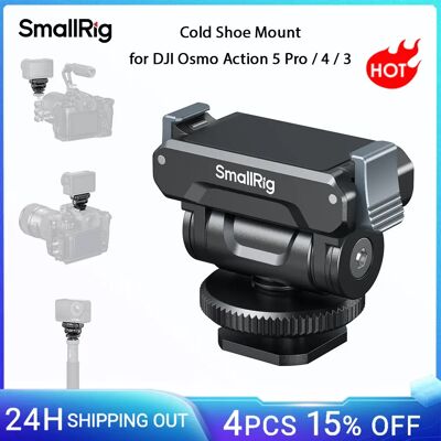 SmallRig Action Camera 5 Pro Supporto a sgancio rapido, supporto adattatore per slitta fredda per DJI Osmo Action 5 Pro / 4 / 3 -5436 SmallRig Action Camera 5 Pro Supporto a sgancio rapido, supporto adattatore per slitta fredda per DJI Osmo Action 5 Pro / 4 / 3 -5436
