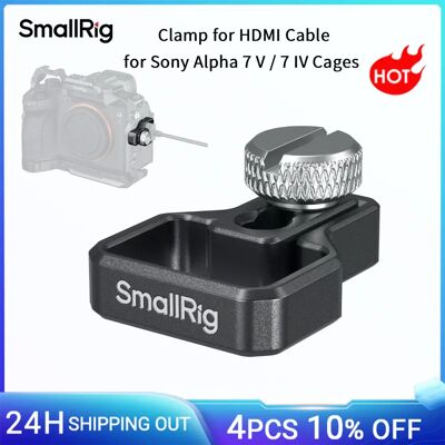 SmallRig Morsetto 7V / 7IV per cavo HDMI per gabbie Sony Alpha 7 V / 7 IV, per kit gabbia Half Cage, garantisce una trasmissione dati stabile SmallRig Morsetto 7V / 7IV per cavo HDMI per gabbie Sony Alpha 7 V / 7 IV, per kit gabbia Half Cage, garantisce una trasmissione dati stabile