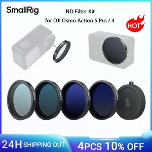 SmallRig Kit filtro ND per DJI Osmo Action 5 Pro / 4 con filtro FS ND8/16/32, filtro CPL, copriobiettivo in silicone a scatto -5411 SmallRig Kit filtro ND per DJI Osmo Action 5 Pro / 4 con filtro FS ND8/16/32, filtro CPL, copriobiettivo in silicone a scatto -5411