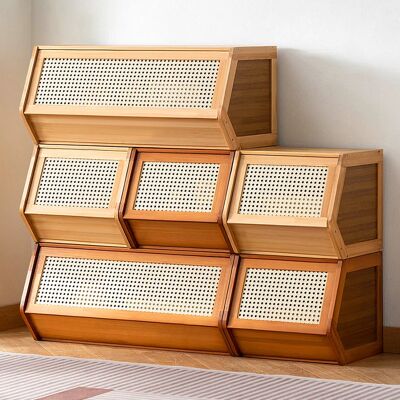 Other MumaHome Mobiletto Contenitore Impilabile in Pregiato Bamboo Naturale ,Organizer Modulare Salvaspazio Eco-Friendly per Soggiorno e Camera, Scatola di Immagazzinaggio Fai-da-Te con Sportello a Ribalta Other MumaHome Mobiletto Contenitore Impilabile in Pregiato Bamboo Naturale ,Organizer Modulare Salvaspazio Eco-Friendly per Soggiorno e Camera, Scatola di Immagazzinaggio Fai-da-Te con Sportello a Ribalta