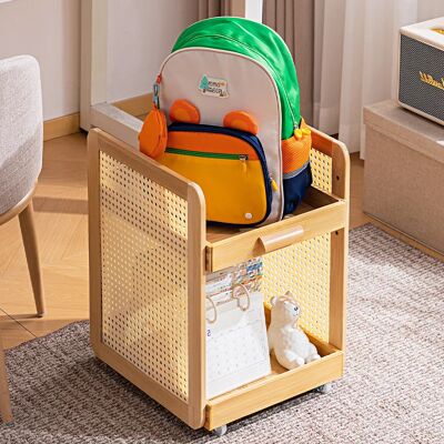 NONE MumaHome Carrello Portaoggetti su Ruote in Bambù, Carrellino Portaoggetti con Ruote Girevoli Versatile per Camera da Letto, Ufficio cucina o Soggiorno Organizzatore di giocattoli per stoccaggio NONE MumaHome Carrello Portaoggetti su Ruote in Bambù, Carrellino Portaoggetti con Ruote Girevoli Versatile per Camera da Letto, Ufficio cucina o Soggiorno Organizzatore di giocattoli per stoccaggio