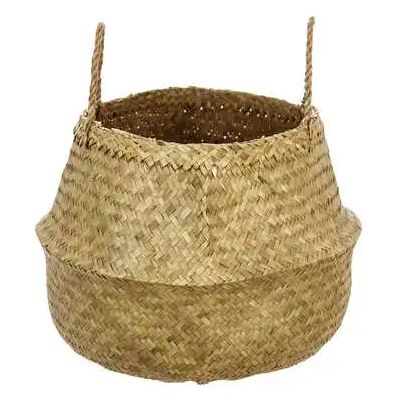 NONE Factory Cuadros - Cesto Pieghevole Danilo in Canna Naturale / Vaso per Piante - Dimensioni 40 x 41 cm NONE Factory Cuadros - Cesto Pieghevole Danilo in Canna Naturale / Vaso per Piante - Dimensioni 40 x 41 cm