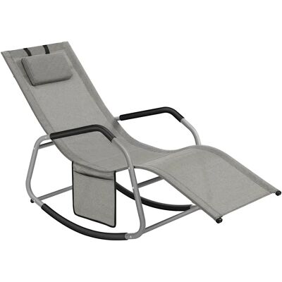 SONGMICS Sedia a Dondolo, Poltrona Relax, con Dispositivo di Fissaggio, Cuscino Regolabile, Struttura in Acciaio, Tessuto Traspirante, Tasca Portaoggetti, 156,2 x 97,3 x 151 cm, Grigio Tortora SONGMICS Sedia a Dondolo, Poltrona Relax, con Dispositivo di Fissaggio, Cuscino Regolabile, Struttura in Acciaio, Tessuto Traspirante, Tasca Portaoggetti, 156,2 x 97,3 x 151 cm, Grigio Tortora