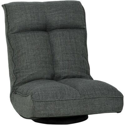 HOMCOM Poltrona Pieghevole , Sedia Pieghevole con 5 Posizioni Regolabili, Ampia Apertura, per Soggiorno, Scrivania, Camera da Letto, Divano Relax, 58x107x79cm, Grigio HOMCOM Poltrona Pieghevole , Sedia Pieghevole con 5 Posizioni Regolabili, Ampia Apertura, per Soggiorno, Scrivania, Camera da Letto, Divano Relax, 58x107x79cm, Grigio